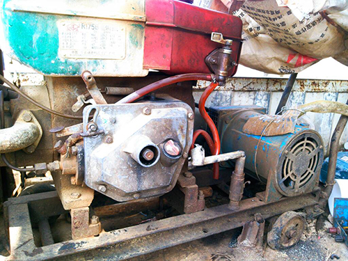 新田单杠柴油机发电机出租